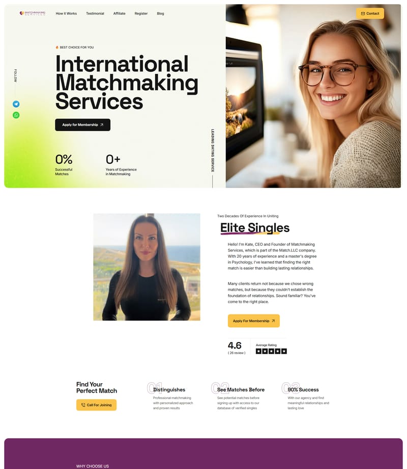 Matchmaking Services